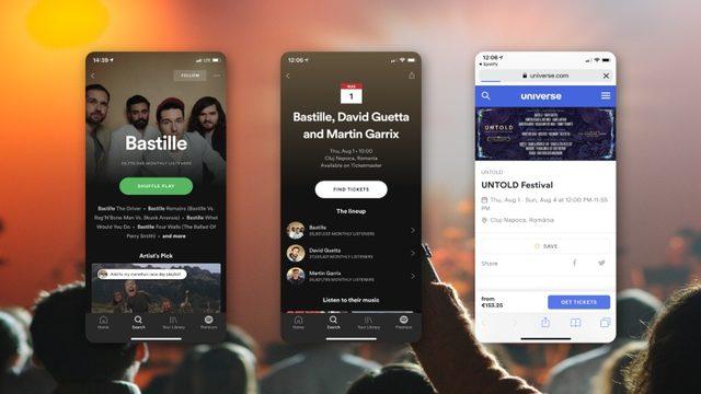 Şimdi Passo Düşünsün: Spotify Doğrudan Konser Bileti Satmaya Başladı