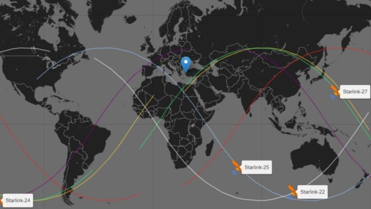 Starlink Uydularının Türkiye’de Hangi Şehirde, Saat Kaçta Görüneceğini Gösteren Site