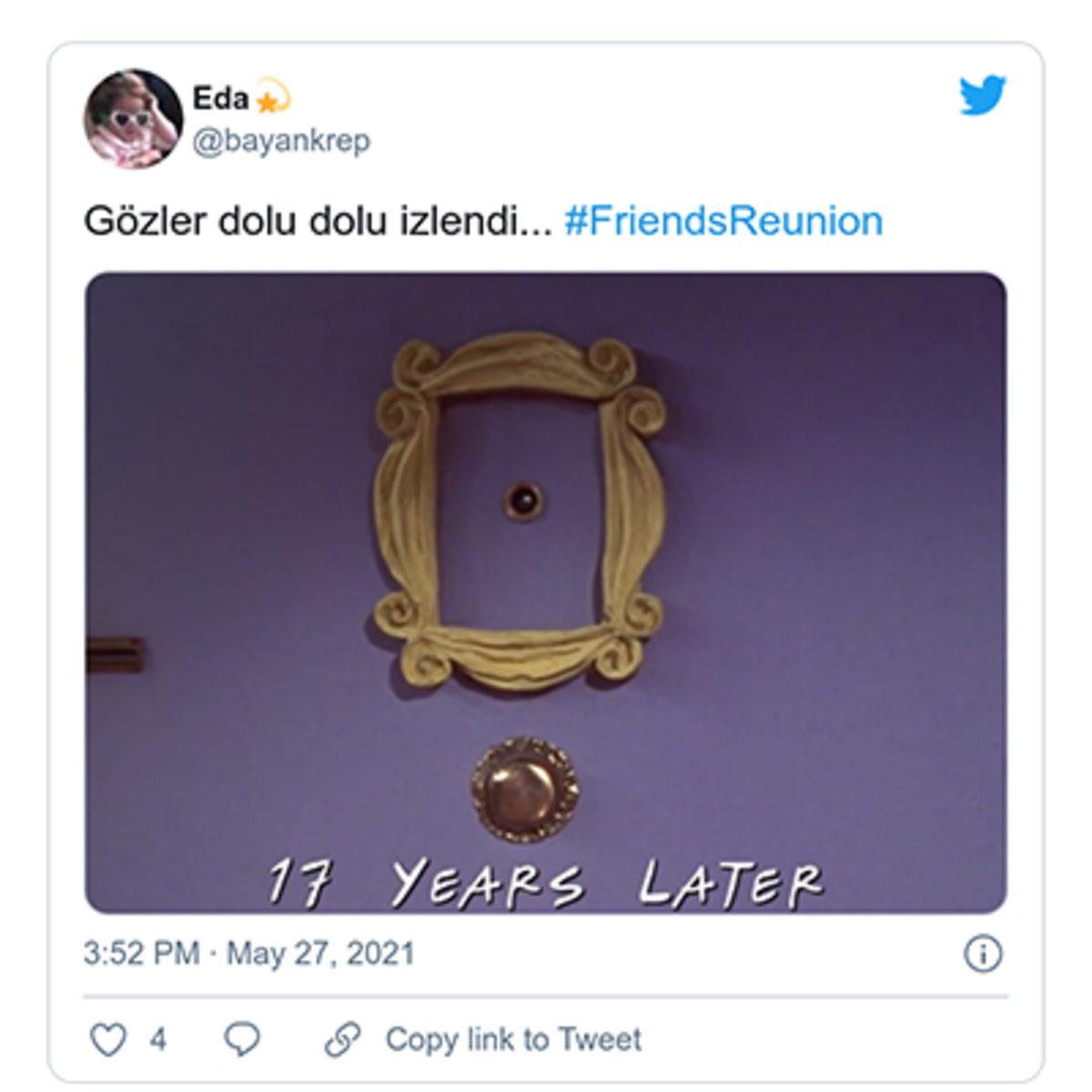 17 Yıl Aranın Ardından Bugün İzleyicisiyle Buluşan Friends’in Özel Bölümüne Sosyal Medyadan Gelen Tepkiler