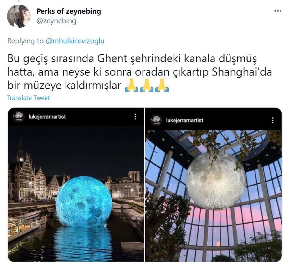 TikTok’ta Viral Olan Sahte Ay Videosuna Twitter’dan Gelen Tepkiler