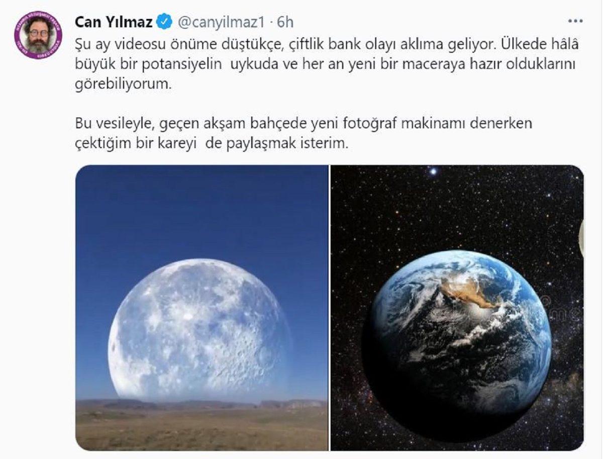TikTok’ta Viral Olan Sahte Ay Videosuna Twitter’dan Gelen Tepkiler