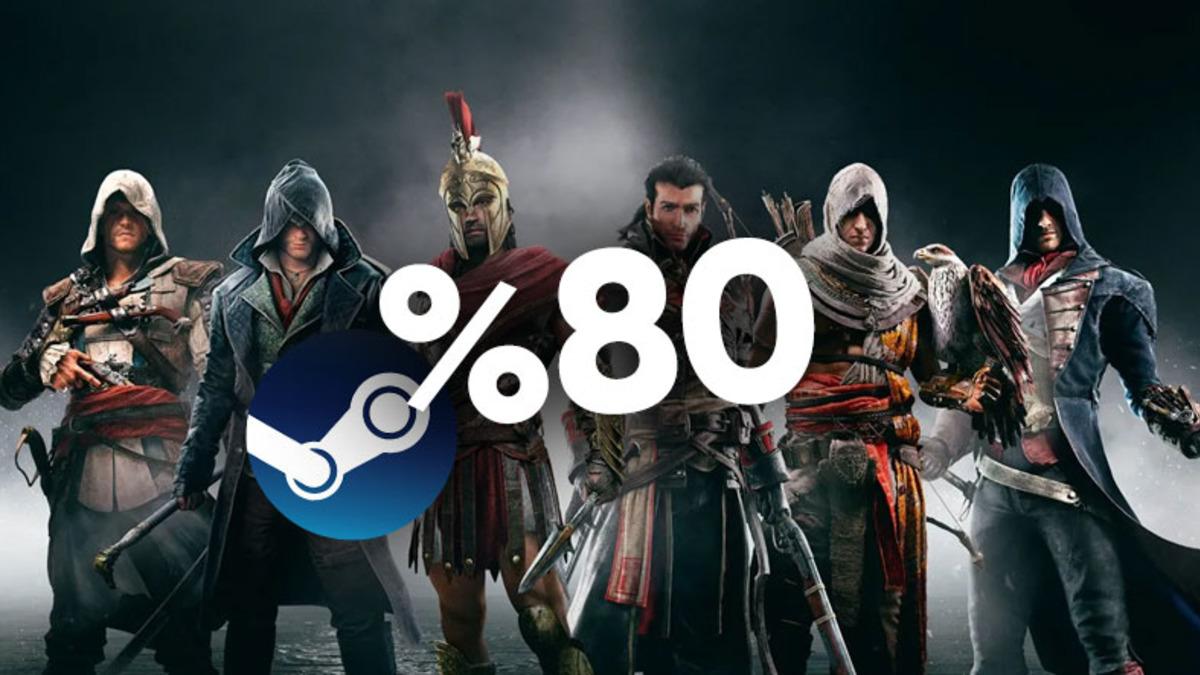 Assassin’s Creed Oyunları Steam’de %80’e Varan İndirime Girdi! (1.000 TL’den Fazla Tasarruf)