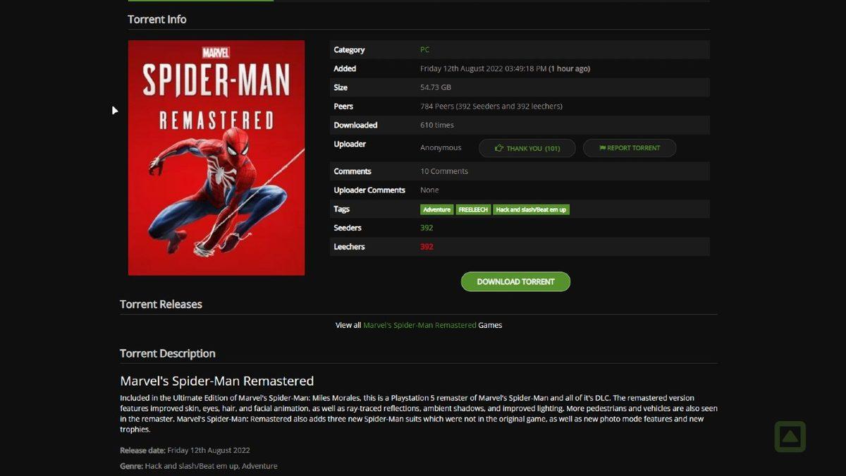 Bu ne Hız? Marvel’s Spider-Man, Daha Steam’e Gelmeden Kırıldı Bile