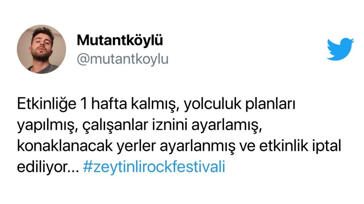 Zeytinli Rock Festivali’yle Birlikte Türkiye Genelinde İptal Edilen Tüm Etkinlikler ve Gelen Tepkiler