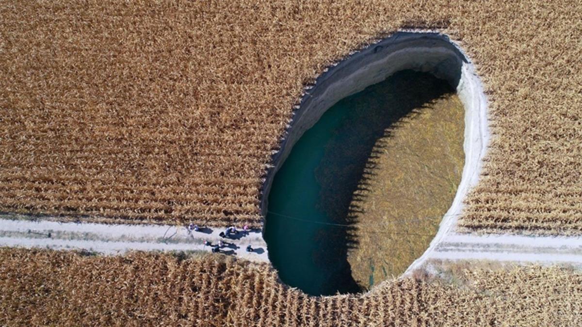 Obruk Sayısının 600’ü Geçtiği Konya’da 65 Metre Derinliğinde Yeni Bir Obruk Oluştu