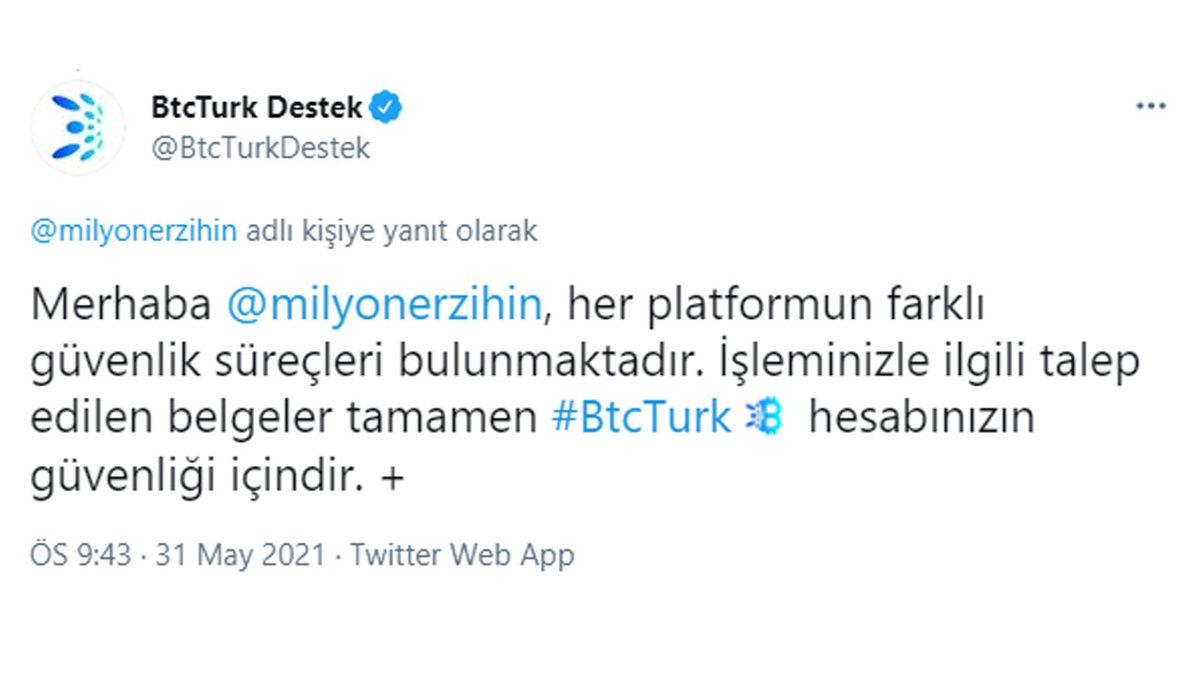 BtcTurk, Yüksek Miktarda İşlem Yapılan Hesaplardan Gelir Kaynağı Gibi Belgeler İstemeye Başladı: Peki Neden?