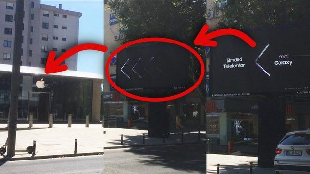 Samsung Türkiye’den Apple’a Gönderme: Hem de Kapısının Önünde! [Video]