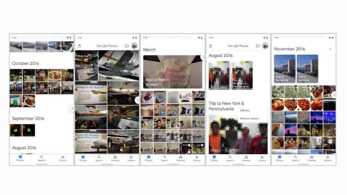 Google Fotoğraflar’ın Yenilenen Tasarımından İlk Ekran Görüntüleri Geldi