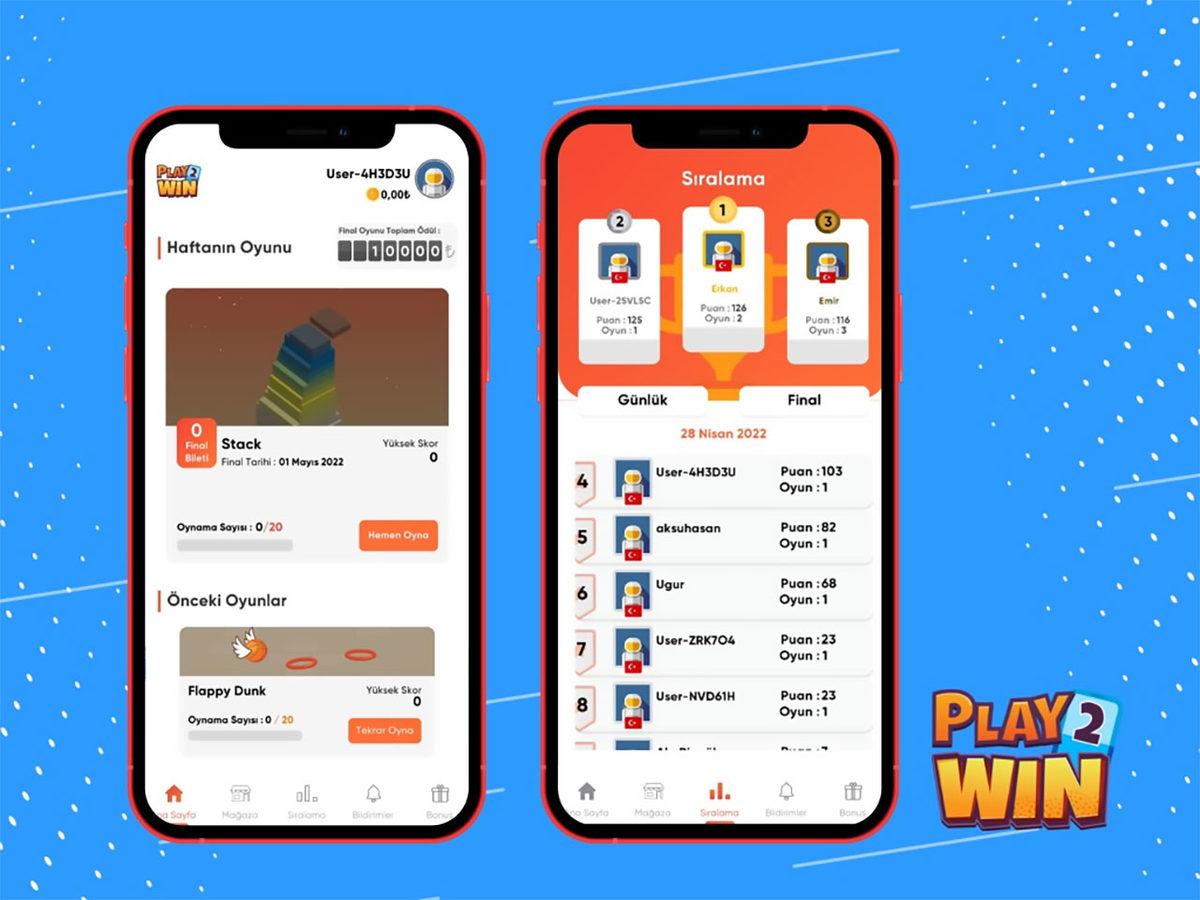 Mobil Oyunlardan Gerçek Para Kazanmanızı Sağlayan Uygulama: Play2Win