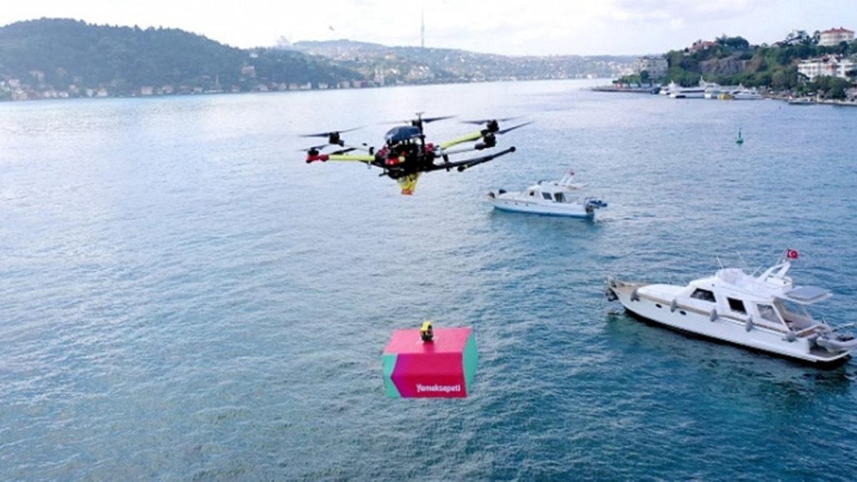 Yemeksepeti, İlk ’Drone ile Teslimat’ Hizmetini Gerçekleştirdi
