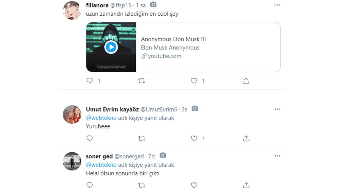 Anonymous’un Elon Musk’ı Tehdit Etmesine Sosyal Medyadan Gelen Tepkiler