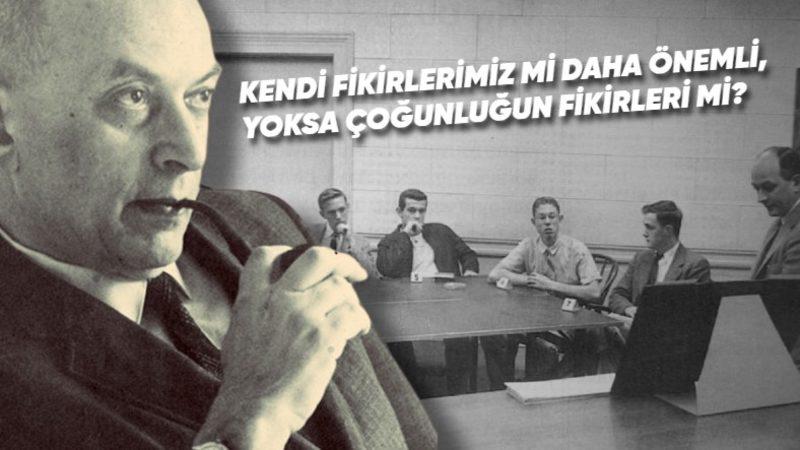 Canınız Kahve Çekmesine Rağmen Arkadaşlarınız Çay Söyledi Diye Sizin de Çay Söylemenizi Açıklayan Psikolojik Deney: Asch Deneyi