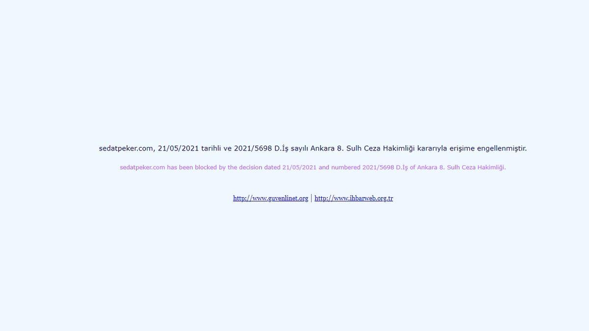 Sedat Peker, Videolarının YouTube, Twitter ve Instagram’dan Neden Silinmediğini Açıkladı