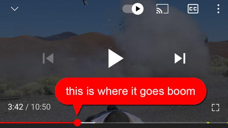 YouTube’un Zamanlı Yorumlar Özelliği Bu Kez Farklı Bir Videoda Göründü