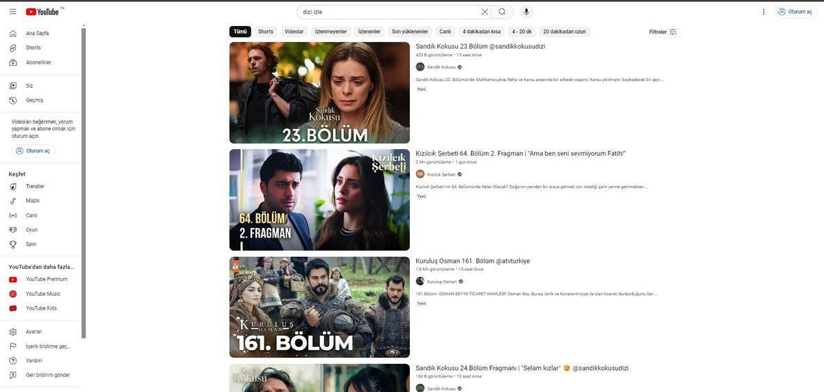 İnternetten Ücretsiz Şekilde Film ve Dizi İzleyebileceğiniz Siteler