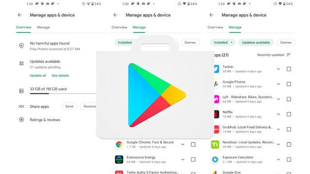 Google Play Store’un Yenilenen ’Uygulamalarım ve Oyunlarım’ Kısmı Tepki Topladı