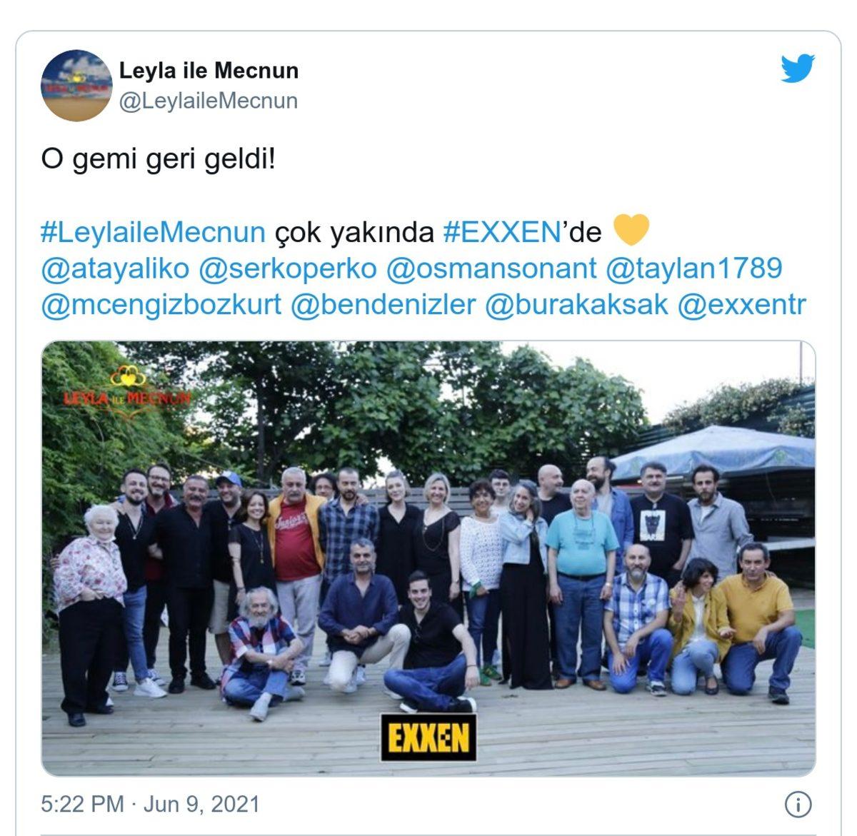 Exxen’de Yayınlanacak Leyla ile Mecnun’un Yeni Leyla’sı Belli Oldu