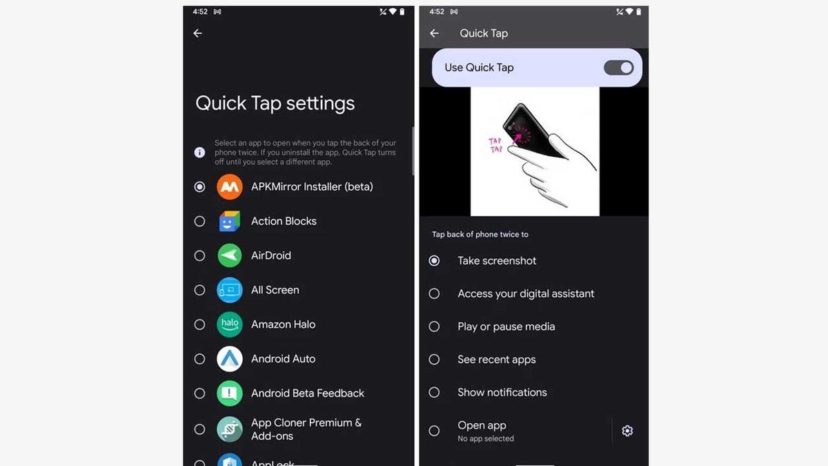 Android 12 Beta 2’de, iOS 14’te Bulunan ’Hızlı Dokunma’ Özelliği Yer Alıyor