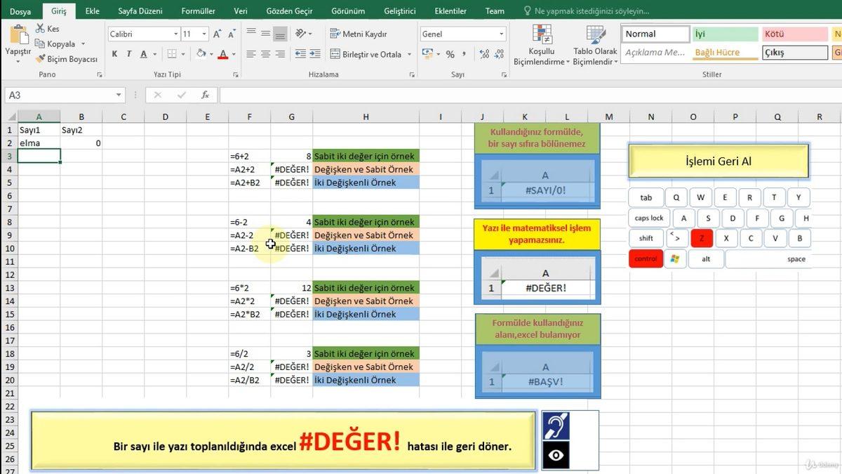 Excel Öğrenmek İsteyenler İçin Ücretsiz ve Türkçe Eğitim Veren Excel Kursları