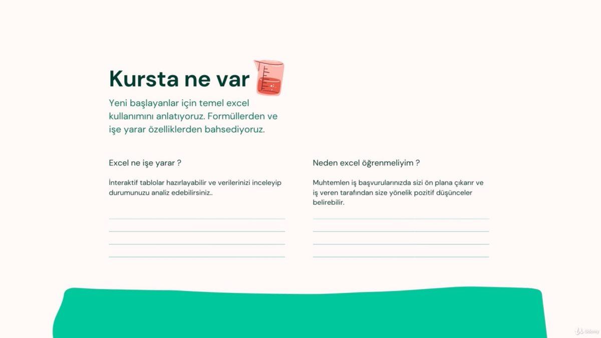 Excel Öğrenmek İsteyenler İçin Ücretsiz ve Türkçe Eğitim Veren Excel Kursları