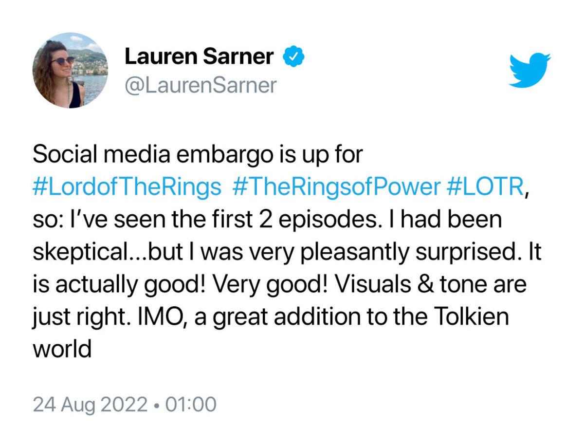 Yüzüklerin Efendisi Dizisi Rings of Power’a İlk Tepkiler Geldi: İşte Filmleri Aratmayacağını Düşündüren Açıklamalar