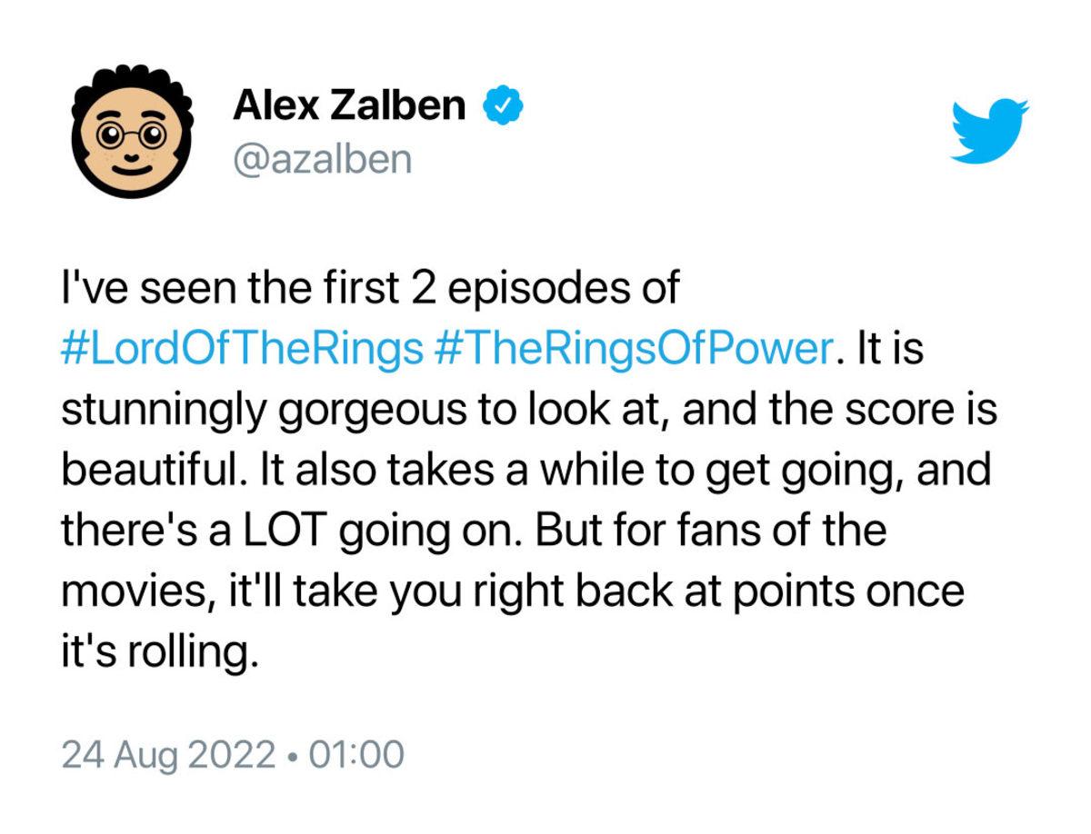 Yüzüklerin Efendisi Dizisi Rings of Power’a İlk Tepkiler Geldi: İşte Filmleri Aratmayacağını Düşündüren Açıklamalar