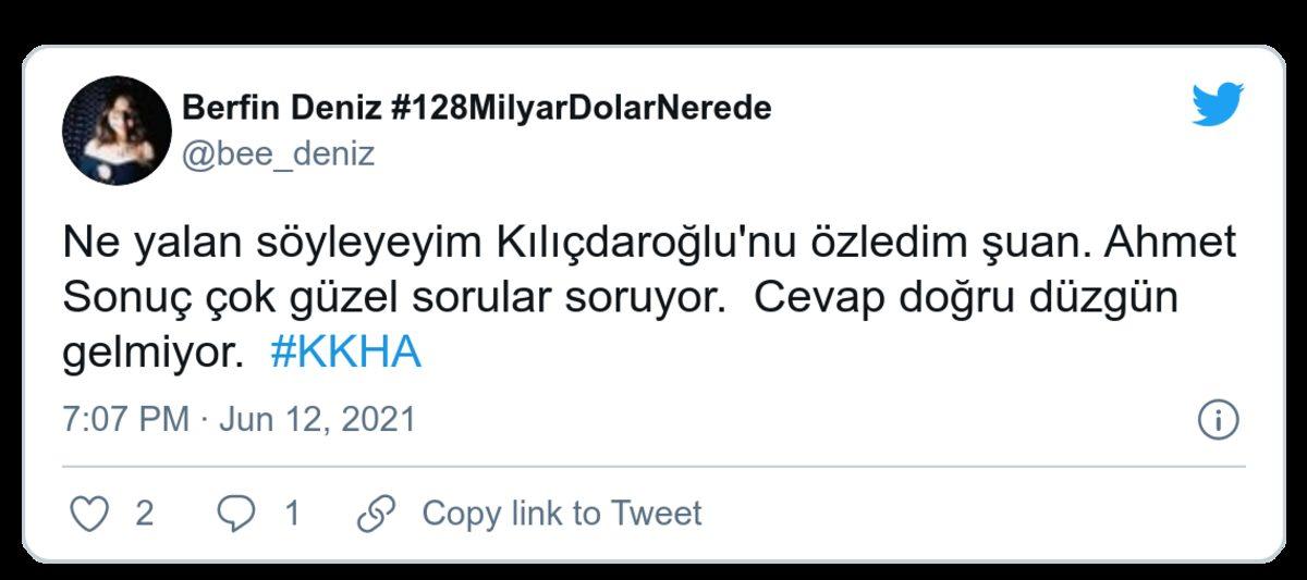 Ali Babacan’ın Jahrein’e Konuk Olduğu KKHA Programına Sosyal Medyadan Gelen Tepkiler