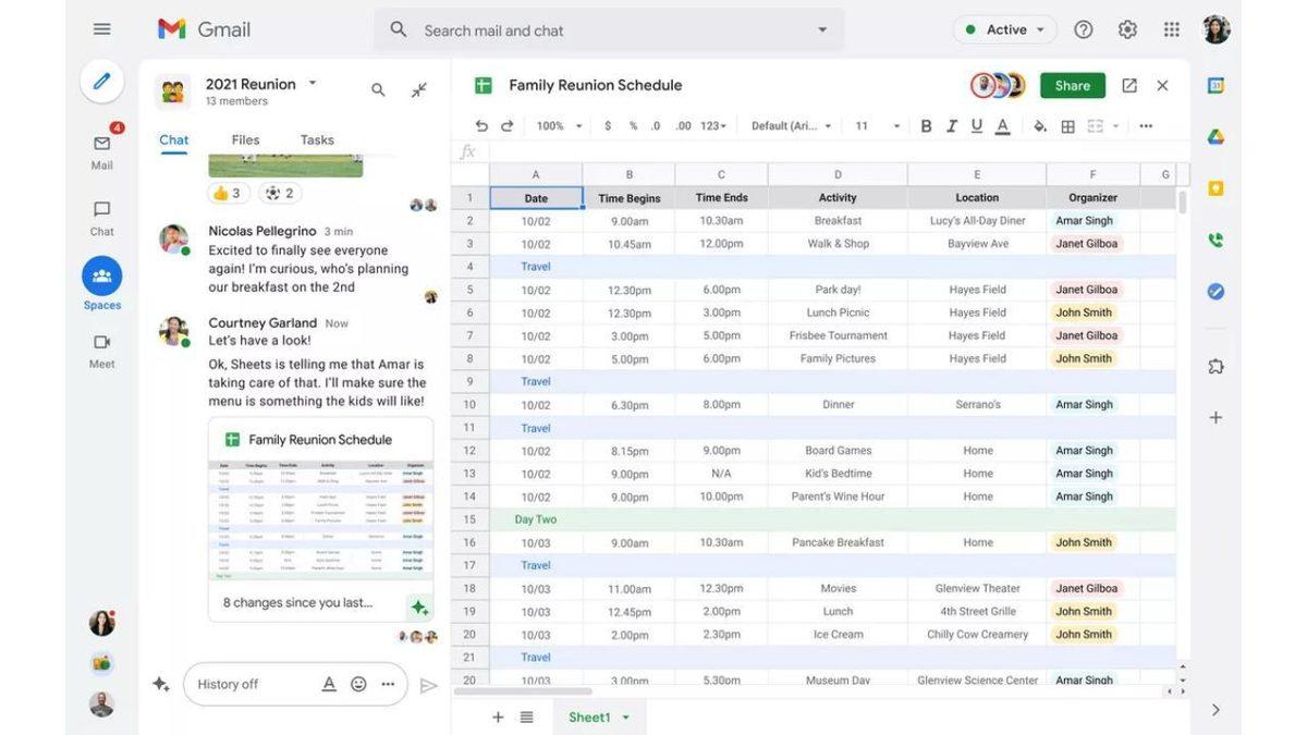 Google, Gmail’i Slack’e Rakip Yapacak Özelliklerini Kullanıcılar İçin Yayınladı
