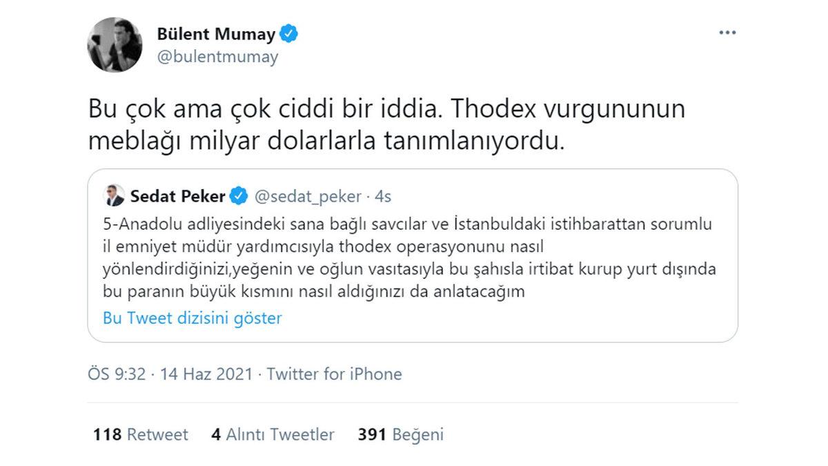 Sedat Peker’in Thodex Skandalı Hakkındaki İddiaları Sosyal Medyanın Gündemine Oturdu