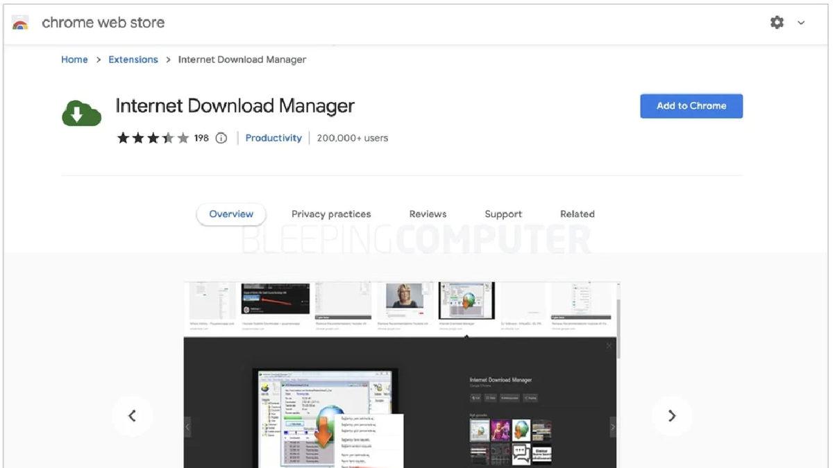 Yüz Binlerce Kullanıcıya Sahip Sahte ’Internet Download Manager’ Uzantısına Dikkat! Bilgisayarınız Risk Altında