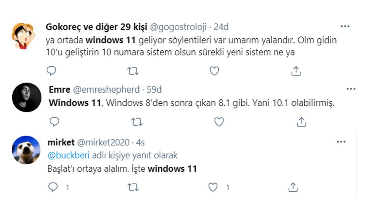 Windows 11’in Ortaya Çıkmasının Ardından İşletim Sistemine Sosyal Medyadan Gelen İlk Tepkiler