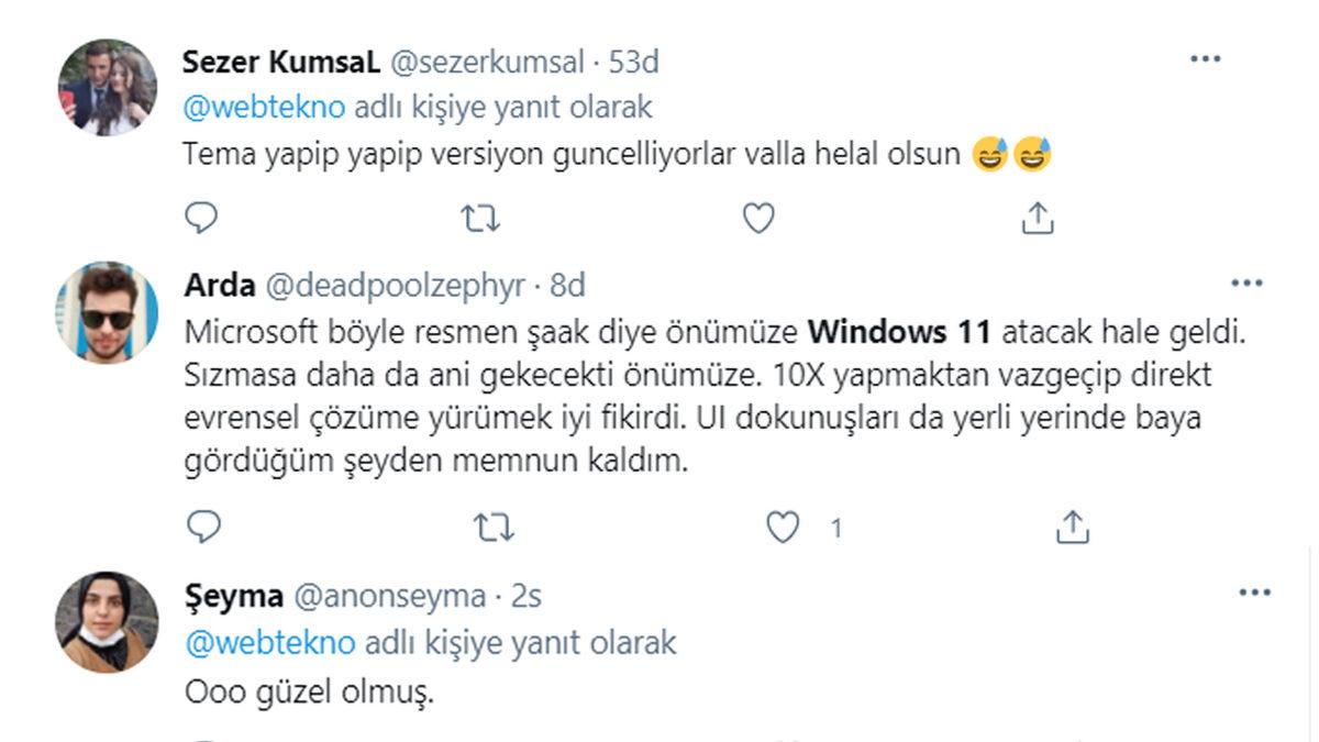 Windows 11’in Ortaya Çıkmasının Ardından İşletim Sistemine Sosyal Medyadan Gelen İlk Tepkiler