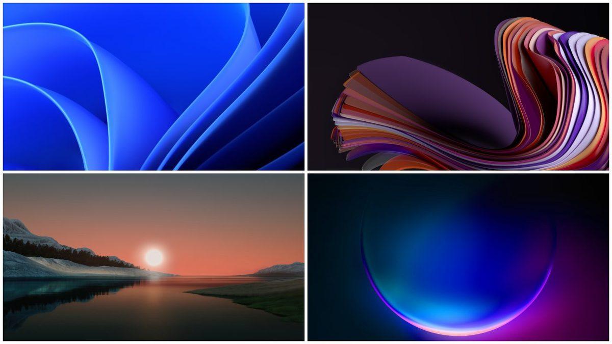 Windows 11’in Resmi Duvar Kağıtları Ortaya Çıktı [Hemen İndirebilirsiniz]