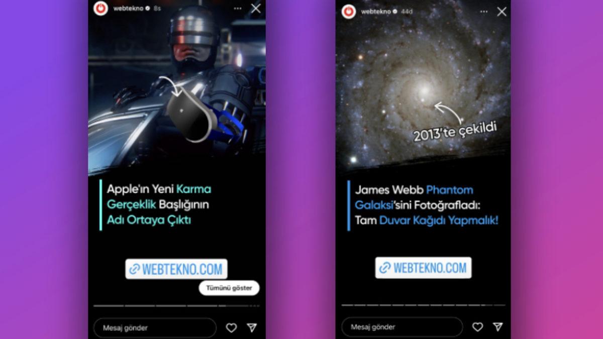 Instagram Hikâyeler, Gözünüzün Zor Alışacağı Yeni Bir Güncelleme Alıyor
