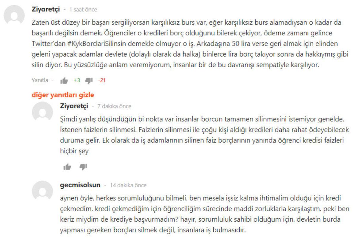 ABD’de Öğrenci Kredi Borçlarının Kaldırılmasına Türkiye’deki Öğrencilerden Gelen Tepkiler