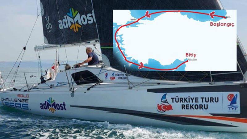 Hiç Durmadan Türkiye’nin Çevresini Dolaşacak Yelkencinin Yolcuğu Başladı: Canlı Olarak Takip Edebilirsiniz