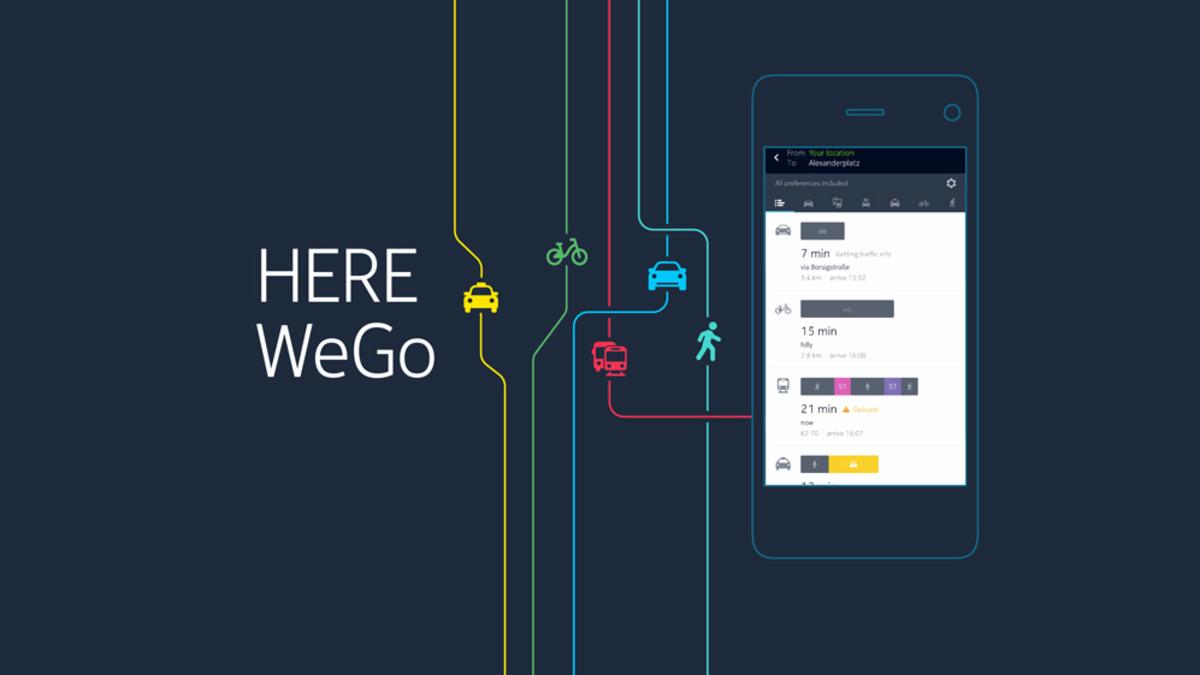 Nokia’nın Ürettiği HERE Maps, Değişerek HERE WeGo Oldu!