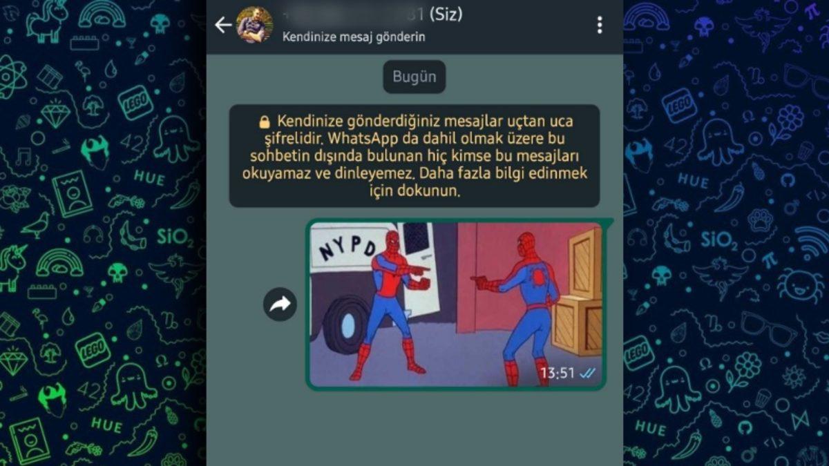 WhatsApp, ’Kendi Kendine Mesaj Atma’ Özelliğini Yayınladı (Arkadaşları Not Defteri Olarak Kullanma Devri Bitti)