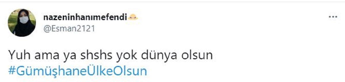 Geçen Hafta Başkent Adayıydı: Gümüşhane, Twitter’da Bu Kez de Ülke Adayı Oldu