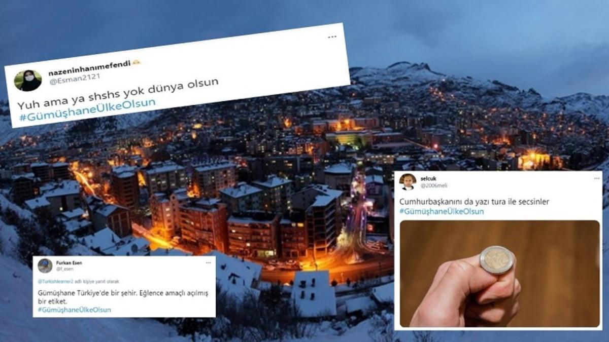 Geçen Hafta Başkent Adayıydı: Gümüşhane, Twitter’da Bu Kez de Ülke Adayı Oldu