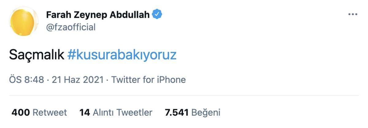 Twitter Yine Yangın Yeri: Cumhurbaşkanının Açıklamaları Sonrası #KusuraBakıyoruz Etiketi Dünya Gündemine Girdi
