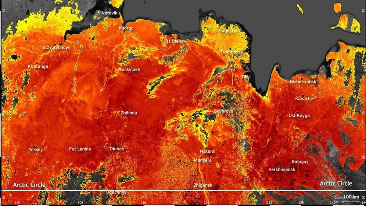 Sibirya, Neredeyse Son 100 Yılın En Sıcak Seviyesine Ulaştı