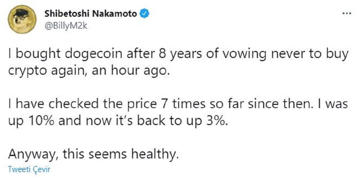 Tövbeliymiş: Dogecoin’in Kurucusu, 8 Yıl Sonra İlk Kez Kripto Para Satın Aldığını Açıkladı