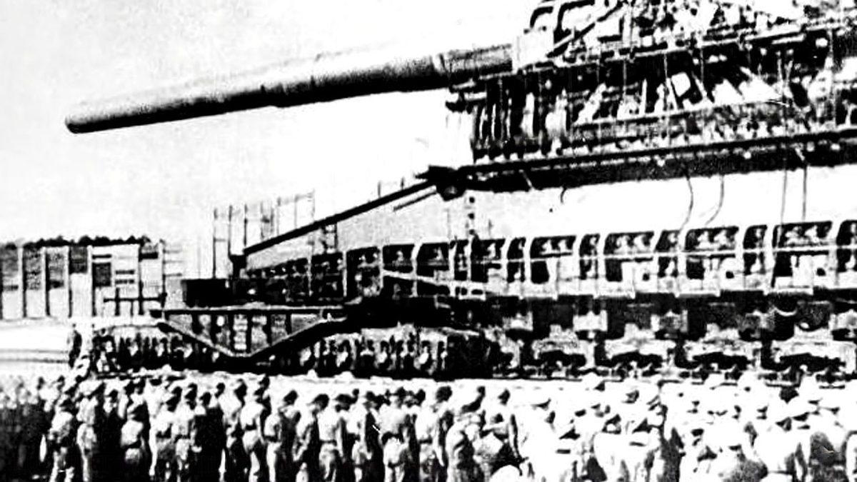 Tam 25 Tane Vagonun Taşıyabildiği, Bir Savaşta Kullanılmış En Büyük Silah: Gustav Topu