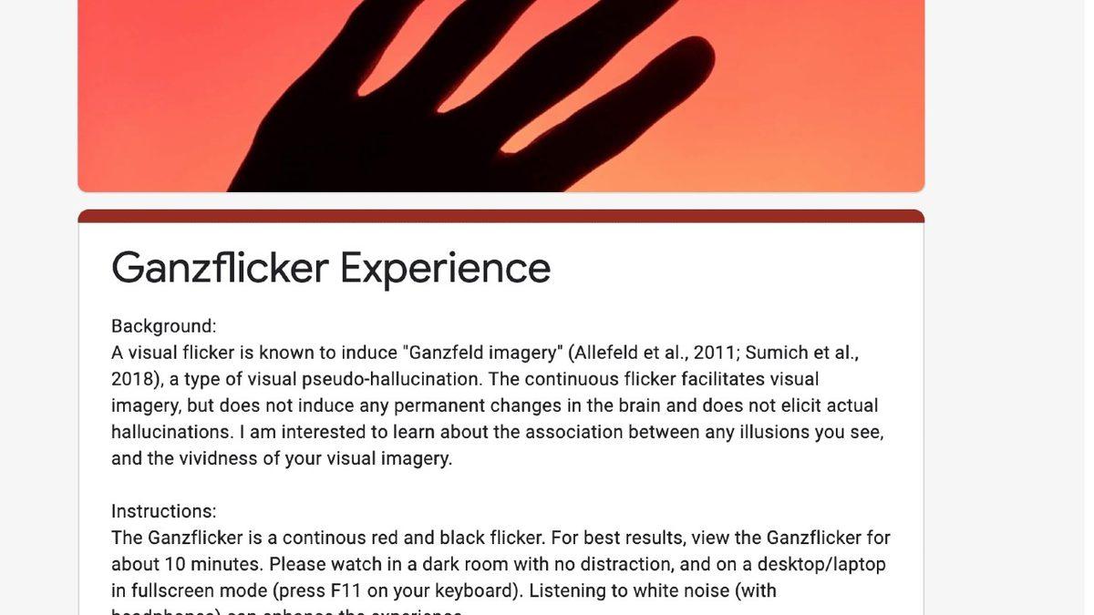 Zihinsel İmgelemenizin Diğer İnsanlardan Daha İyi Olup Olmadığını Anlayacağınız Test: Ganzflicker