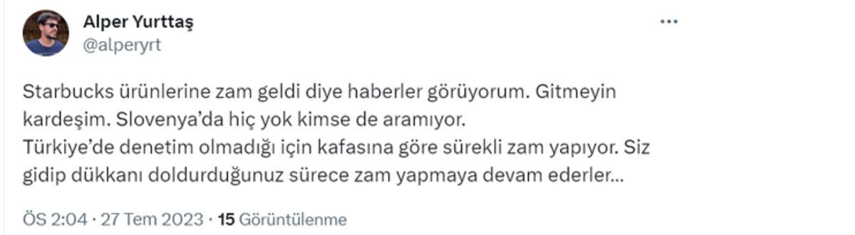 Starbucks Fiyatlarına Okkalı Zam: İşte Yeni Fiyatlar ve Zamma Gelen Tepkiler!