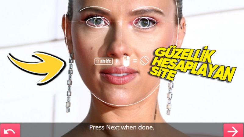Altın Oran ve Simetriyi Kullanarak Ne Kadar Güzel Olduğunuzu Hesaplayan İnternet Sitesi