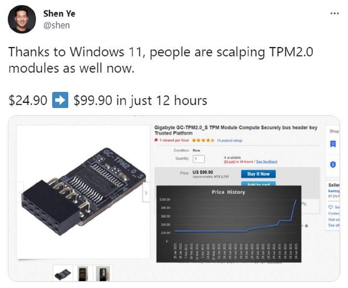 Windows 11 Yüklemek İçin Zorunlu Olan Güvenlik Modülünün Fiyatı Microsoft’un Açıklamasıyla Neredeyse 4 Kat Arttı