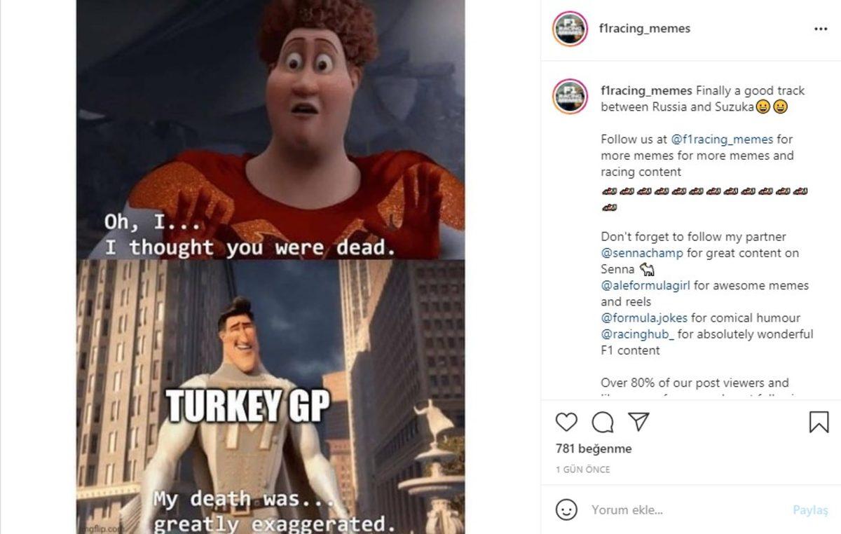 Formula 1 Takvimine Bir Eklenip Bir Çıkarılan Türkiye GP’nin Tekrardan Takvime Girmesine Gelen Tepkiler