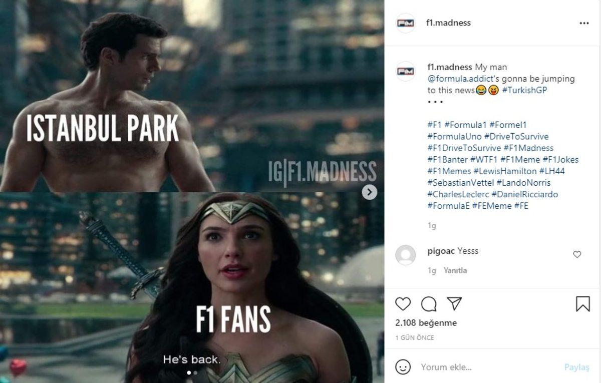 Formula 1 Takvimine Bir Eklenip Bir Çıkarılan Türkiye GP’nin Tekrardan Takvime Girmesine Gelen Tepkiler